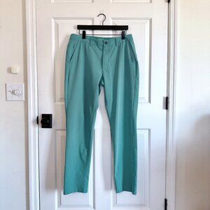 Bonobos Green Highland Tour Golf Pants 34 x 34 Slim